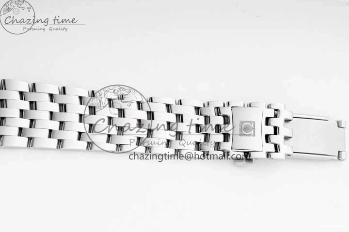 0716 De Ville SS DIWF 1:1 Best Edition Deep Blue Dial SS Markers on SS Bracelet MIYOTA TravelReady 7849